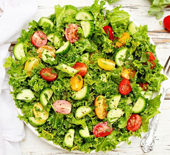 Fresh Garden Salad Lemon Vinaigrette hannahs kitchen fresh garden salad