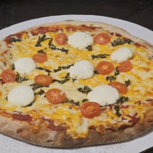 16″ Par Baked Margarita Pizza