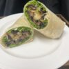 Portabella caesar salad wrap