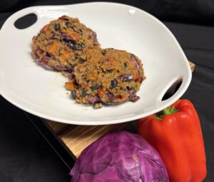 Stuffed Peppers with Cranberry Quinoa Pilaf